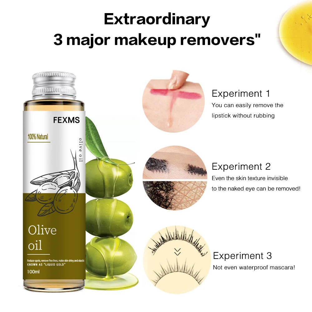 100% Natural Organic Olive Oil. Day  Night Moisturizer for Skin Hair Care Face Cuticle  Nail Care Natural Body Oils 100ml