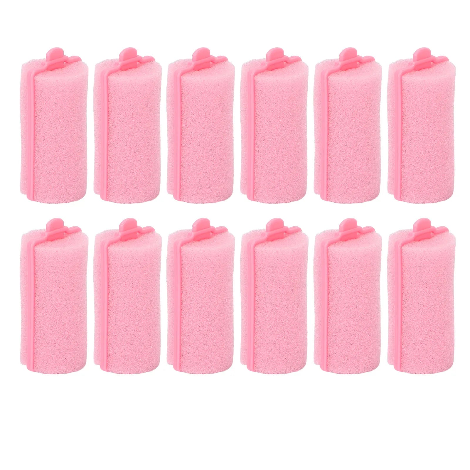 12pcs Soft Magic Sponge Foam Hair Rollers Hairdressing Tool Kit Women Styling Not Hurt Hair Heatless Curlers Professional Home
