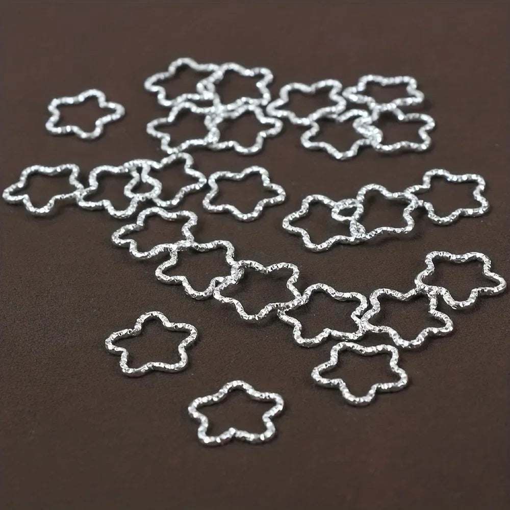30PCS Hair Cuffs Rings Multi Style Braids  Alloy five-pointed star Hair Cuffs For Braids Metal Dreadlock Beads Accessories