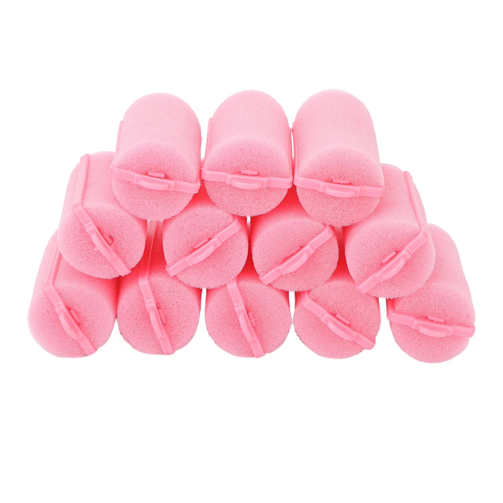 12pcs Soft Magic Sponge Foam Hair Rollers Hairdressing Tool Kit Women Styling Not Hurt Hair Heatless Curlers Professional Home