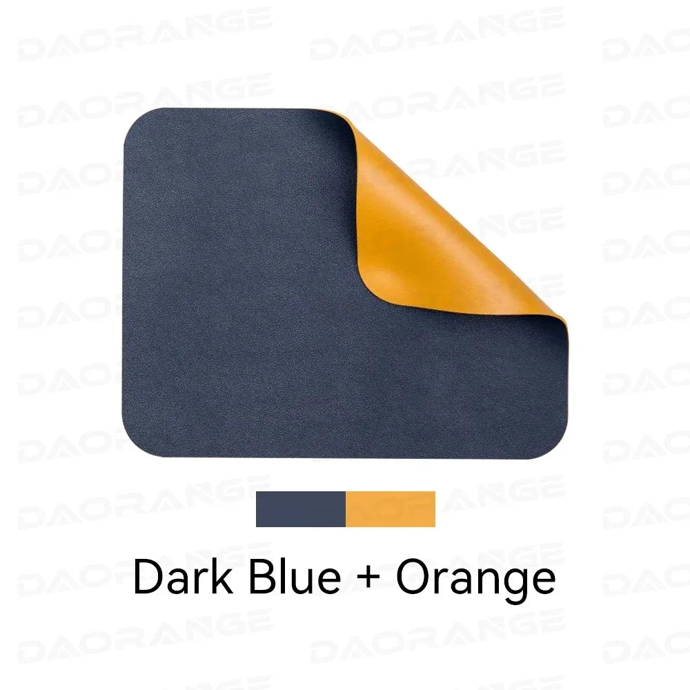 Small PU mouse pad Non-Slip Gaming Desktop Mouse Pad Waterproof Anti-Scratch Easy To Clean Mat For PC Laptop Desktop