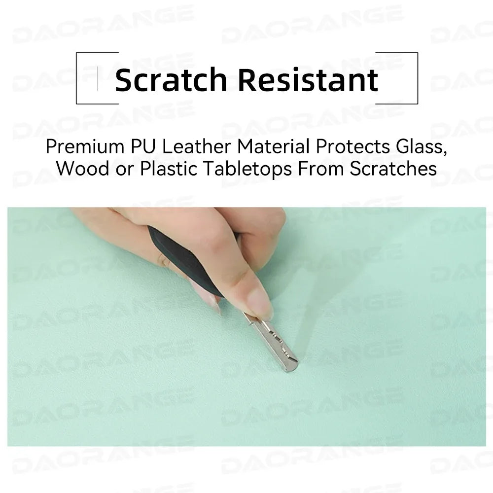 Small PU mouse pad Non-Slip Gaming Desktop Mouse Pad Waterproof Anti-Scratch Easy To Clean Mat For PC Laptop Desktop