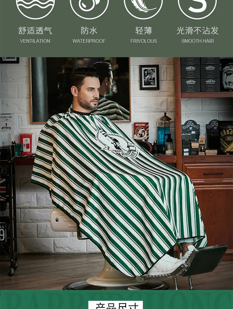 Antistatic Hairdresser Apron Hair Cut Cape Hairdress Gown Cape Hair Salon Barber Cutting Dye Apron Salon Styling Cloth