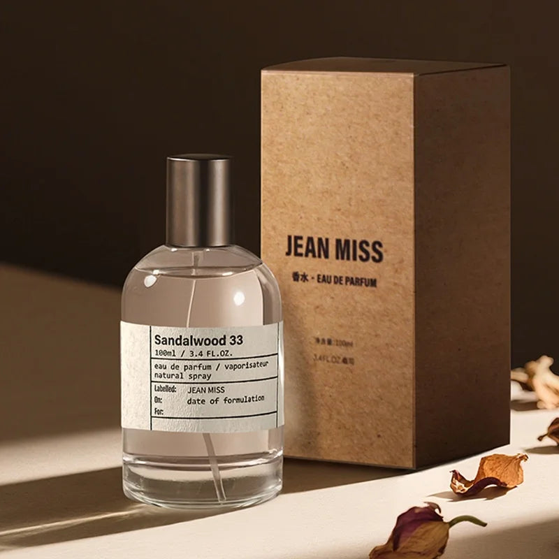 100ML Sandalwood No.33 No.13 No.29 Laboratory Perfume Fresh Fragrance Eau Toilette Classic Fruity Notes Long Lasting