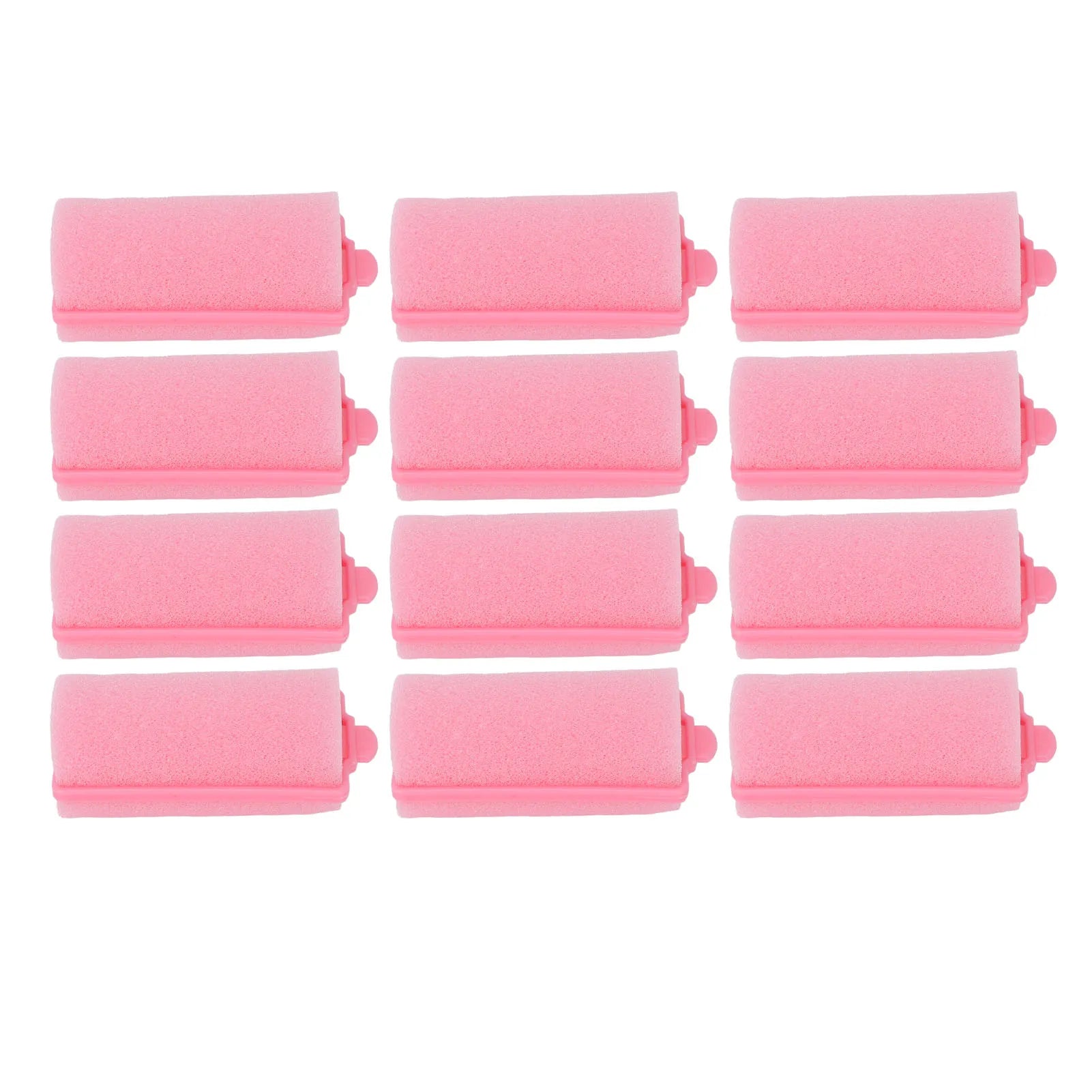 12pcs Soft Magic Sponge Foam Hair Rollers Hairdressing Tool Kit Women Styling Not Hurt Hair Heatless Curlers Professional Home