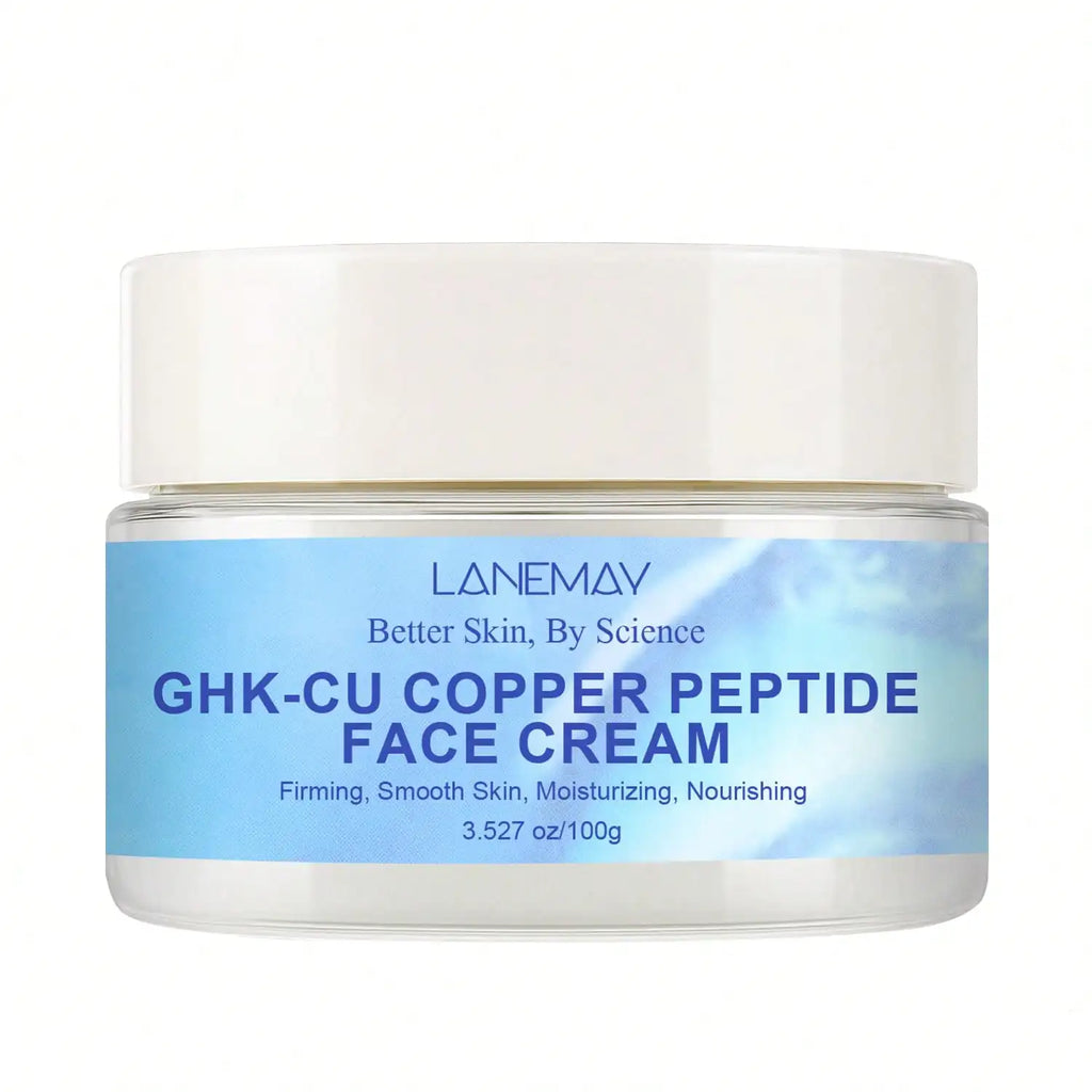GHK-Cu Copper Peptide Cream | Intense Moisture & 72H Hydration Lock | Firms, Smooths & Strengthens Skin Barrier, Reveals Plumper