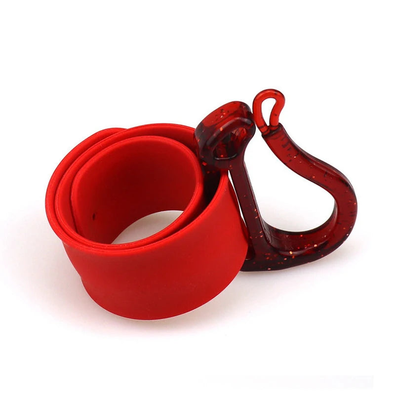 1Pcs Rubber Band Storage Wrist Strap Braiding Hair Ring Bracelet Perm Salon Stylist Barber Hair Accessories Rubber Band Holder