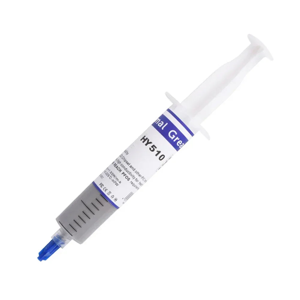 HY510 Thermal Conductive Silicone Grease Paste for GPU CPU Chipset Cooling
0.5g 2g 20g 30g