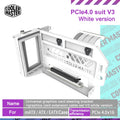 Cooler Master PCIE4.0 x16 V3 Universal Vertical GPU Holder Kit Graphics Card Steering Bracket GPU Bracket Extension Cable 300MM