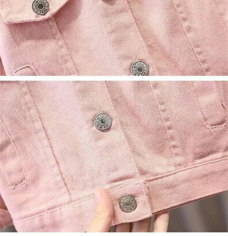 New Girls Denim Jacket Spring Autumn Cartoon Pattern Top Fashion Cowboys Cardigan Baby Casual Coats 0-6 Years