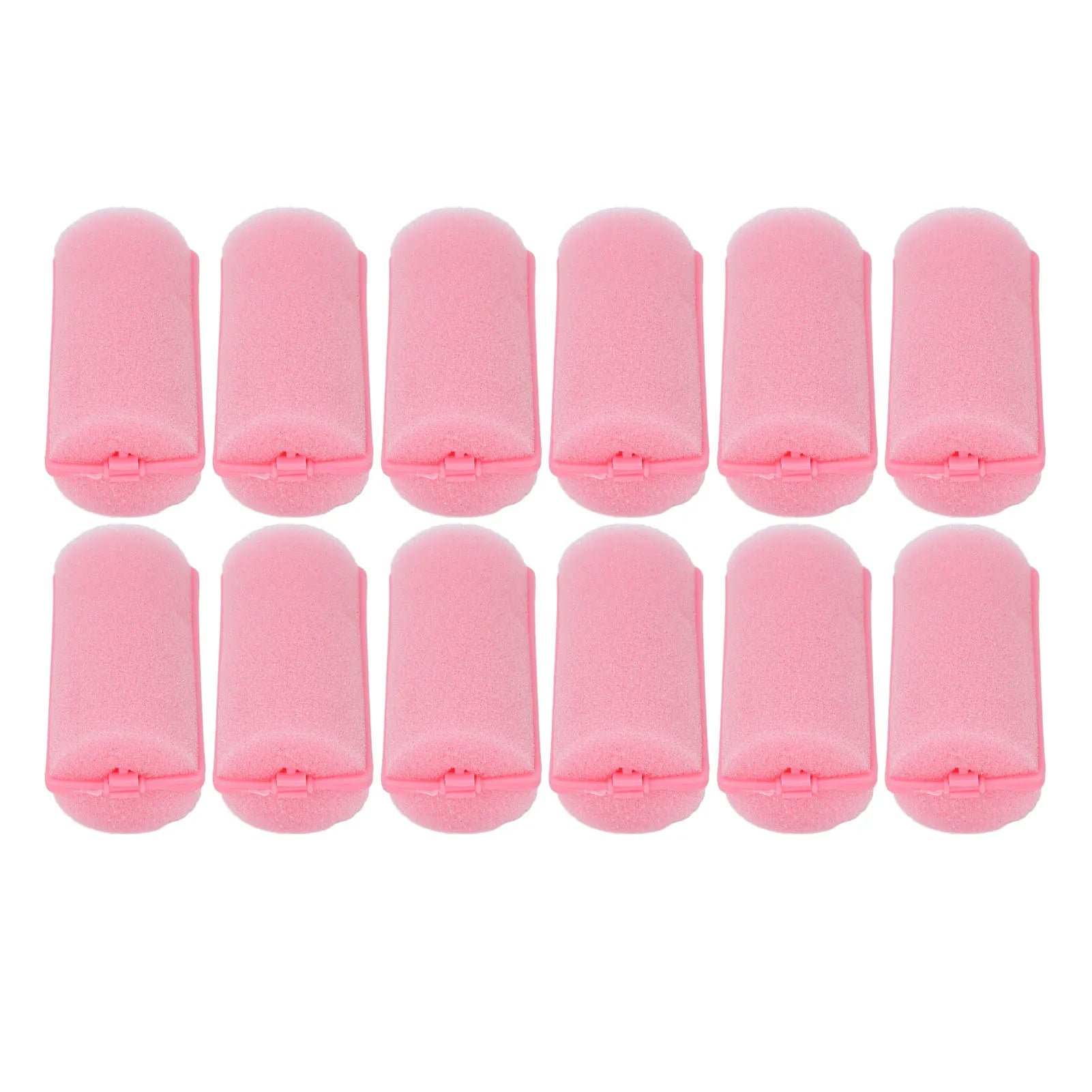 12pcs Soft Magic Sponge Foam Hair Rollers Hairdressing Tool Kit Women Styling Not Hurt Hair Heatless Curlers Professional Home
