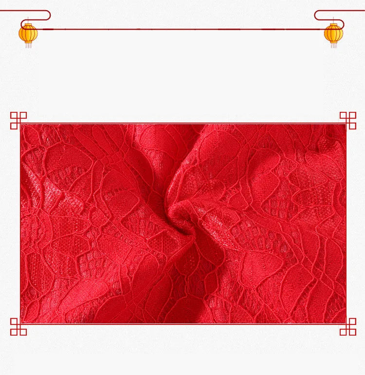 Baby Clothes Chinese Style New Year Clothes Thickened Baby Crawling Clothes Bodysuit Baby Clothes Winter Clothes