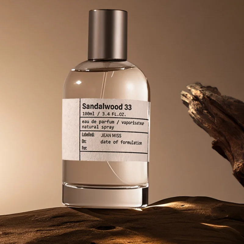 100ML Sandalwood No.33 No.13 No.29 Laboratory Perfume Fresh Fragrance Eau Toilette Classic Fruity Notes Long Lasting