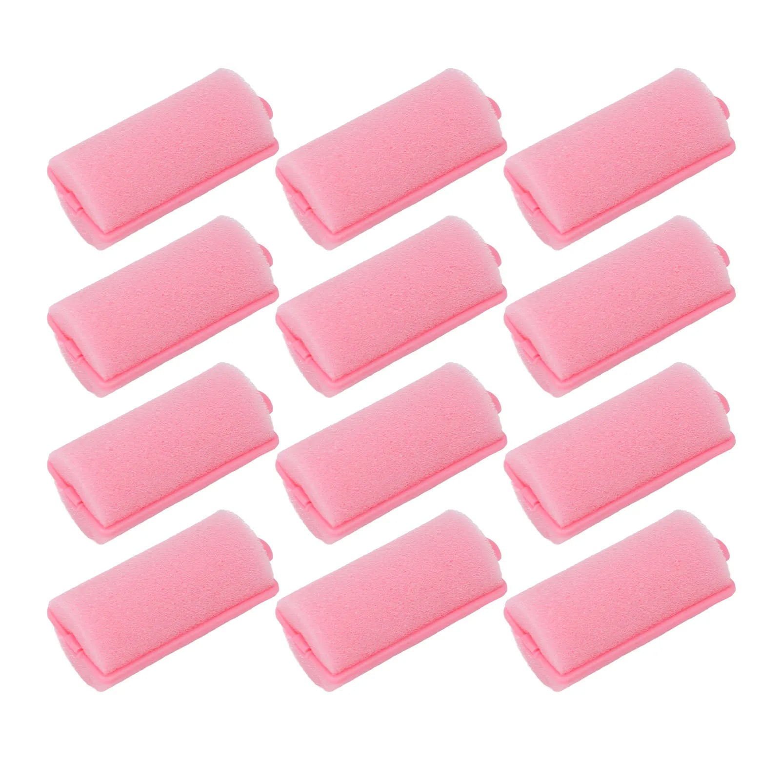 12pcs Soft Magic Sponge Foam Hair Rollers Hairdressing Tool Kit Women Styling Not Hurt Hair Heatless Curlers Professional Home
