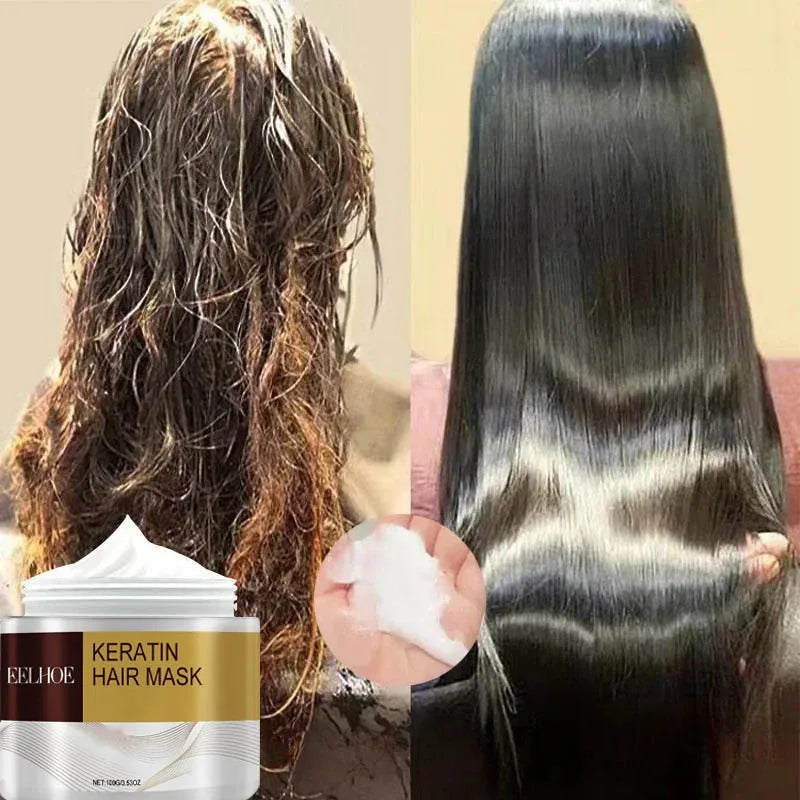 Hair Membrane Natural Repair Hair Mask Prevent Dryness Split Ends Repair Damage Frizz Tangles Soft Smooth Hair Care Products