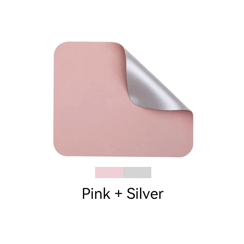 Small PU mouse pad Non-Slip Gaming Desktop Mouse Pad Waterproof Anti-Scratch Easy To Clean Mat For PC Laptop Desktop