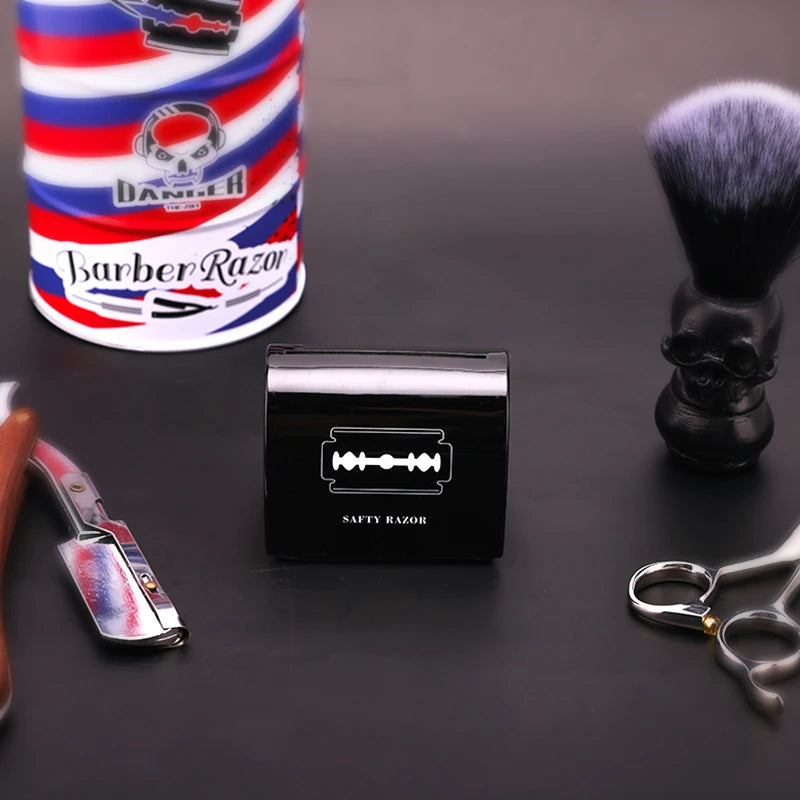 Barber Sharps Storage Box  Razor Blade Small Capacity Waste Collect Wast Hairdresser Waste Cutting Tool Recycling Safety Case