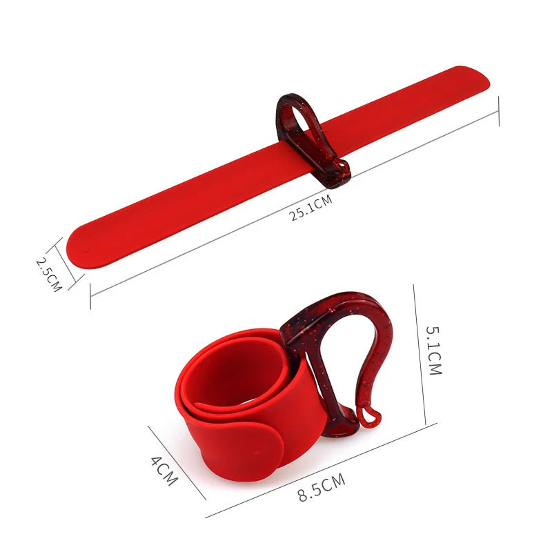 1Pcs Rubber Band Storage Wrist Strap Braiding Hair Ring Bracelet Perm Salon Stylist Barber Hair Accessories Rubber Band Holder