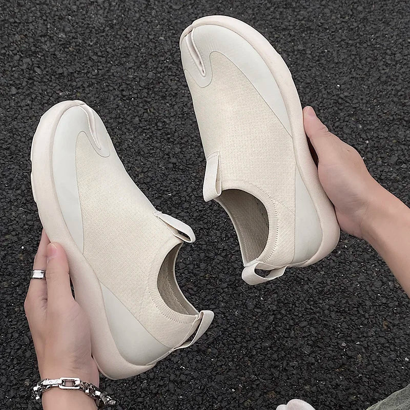 Tabi shoes for men and women breathable for summer knit Mules for couples soft soled casual Split toe slippers trendy