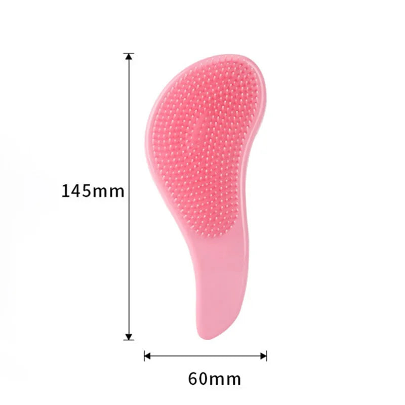 1PC Magic Handle Comb Detangling Hair Brush 9 Bright Colors Shower Massage Hairbrush Hairdressing Combs Salon Hair Styling Tools