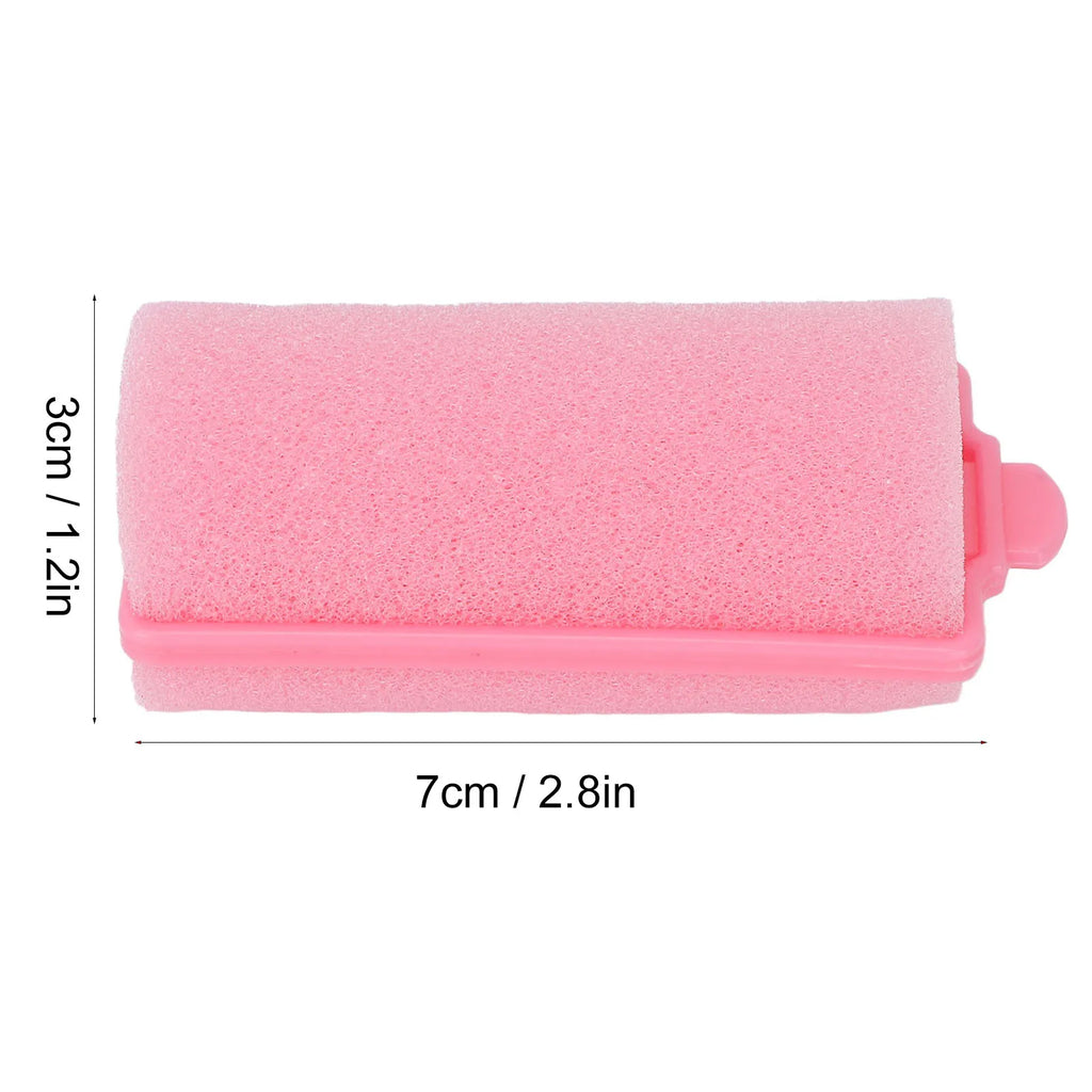 12pcs Soft Magic Sponge Foam Hair Rollers Hairdressing Tool Kit Women Styling Not Hurt Hair Heatless Curlers Professional Home