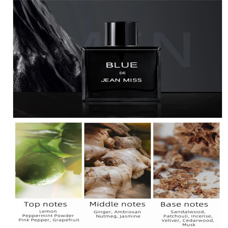 Men Perfume Hombre Gift Box 3pcs Set Perfumes Pheromone Cologne Long Lasting  Fragrance Floral Woody Scented Eau De Parfum Spray
