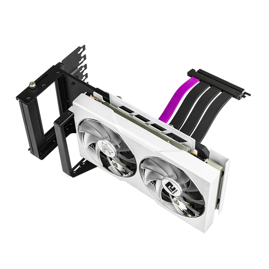 Cooler Master PCIE4.0 x16 V3 Universal Vertical GPU Holder Kit Graphics Card Steering Bracket GPU Bracket Extension Cable 300MM
