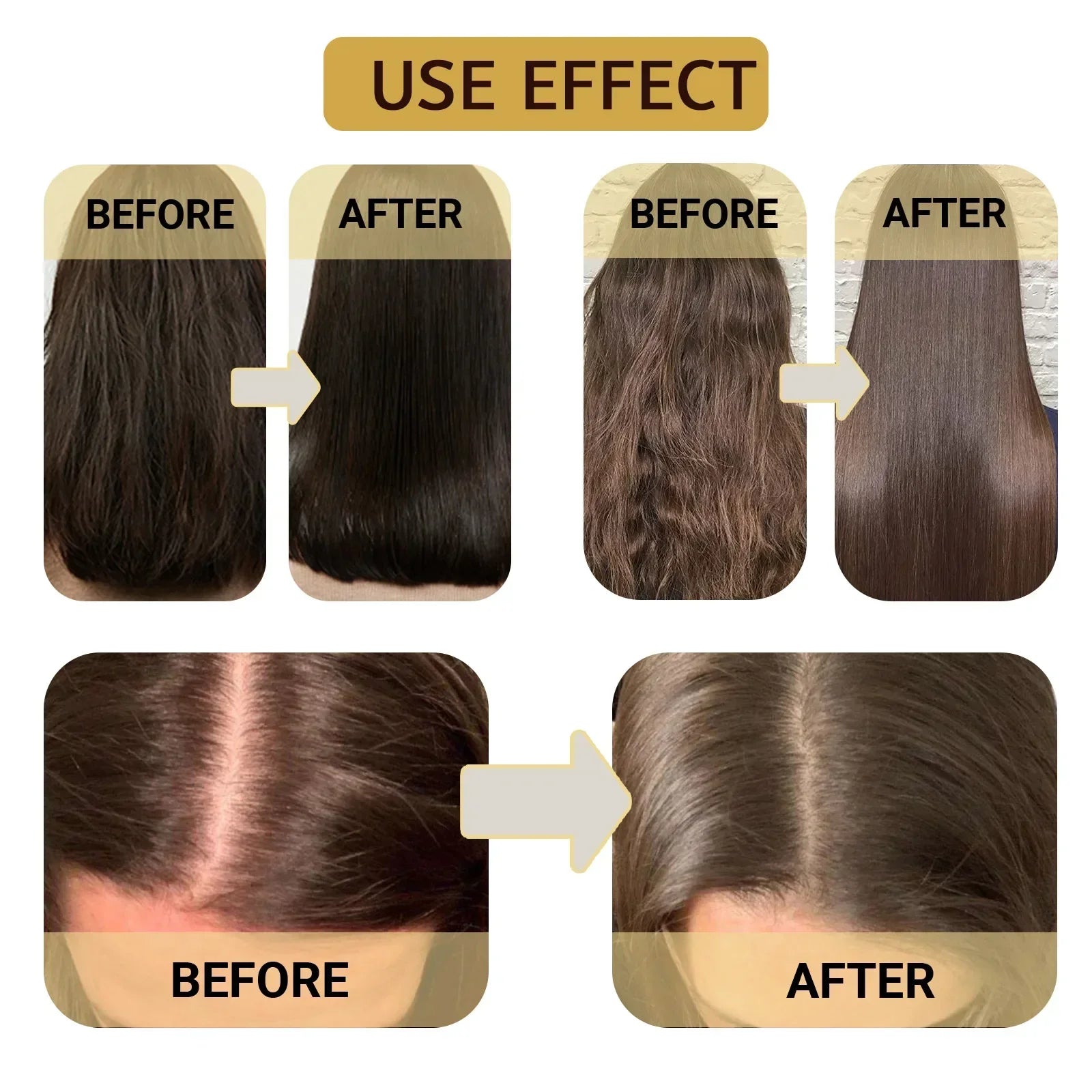 Hair Membrane Natural Repair Hair Mask Prevent Dryness Split Ends Repair Damage Frizz Tangles Soft Smooth Hair Care Products
