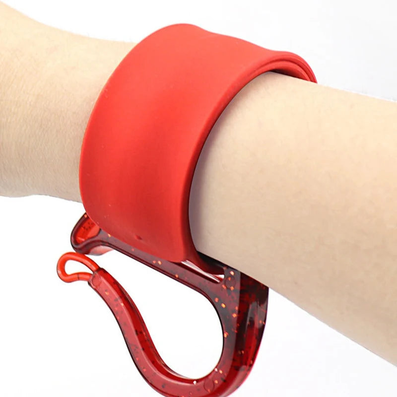 1Pcs Rubber Band Storage Wrist Strap Braiding Hair Ring Bracelet Perm Salon Stylist Barber Hair Accessories Rubber Band Holder