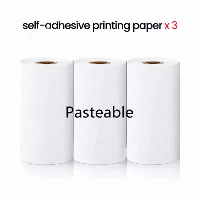 Mini Printer Thermal Paper Label Sticker Colorful Adhesive Self-adhesive Paper For Wireless Bluetooth Photo Inkless Printer 57mm