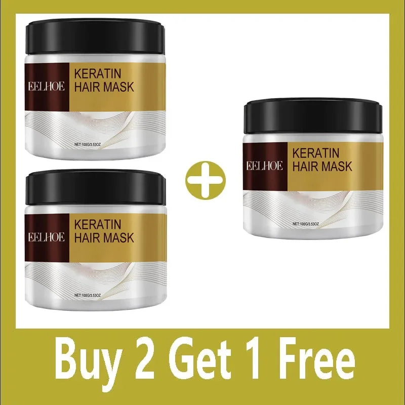 Hair Membrane Natural Repair Hair Mask Prevent Dryness Split Ends Repair Damage Frizz Tangles Soft Smooth Hair Care Products