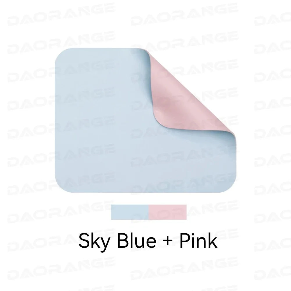 Small PU mouse pad Non-Slip Gaming Desktop Mouse Pad Waterproof Anti-Scratch Easy To Clean Mat For PC Laptop Desktop