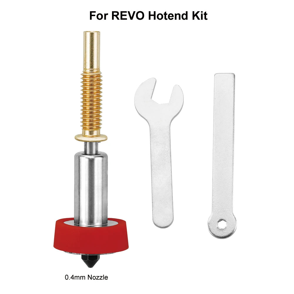For REVO Hotend Nozzle 0.2 0.4 0.6 0.8mm Upgraded High Flow Nozzles Hardened Steel Material 3D Printer Part Detachable