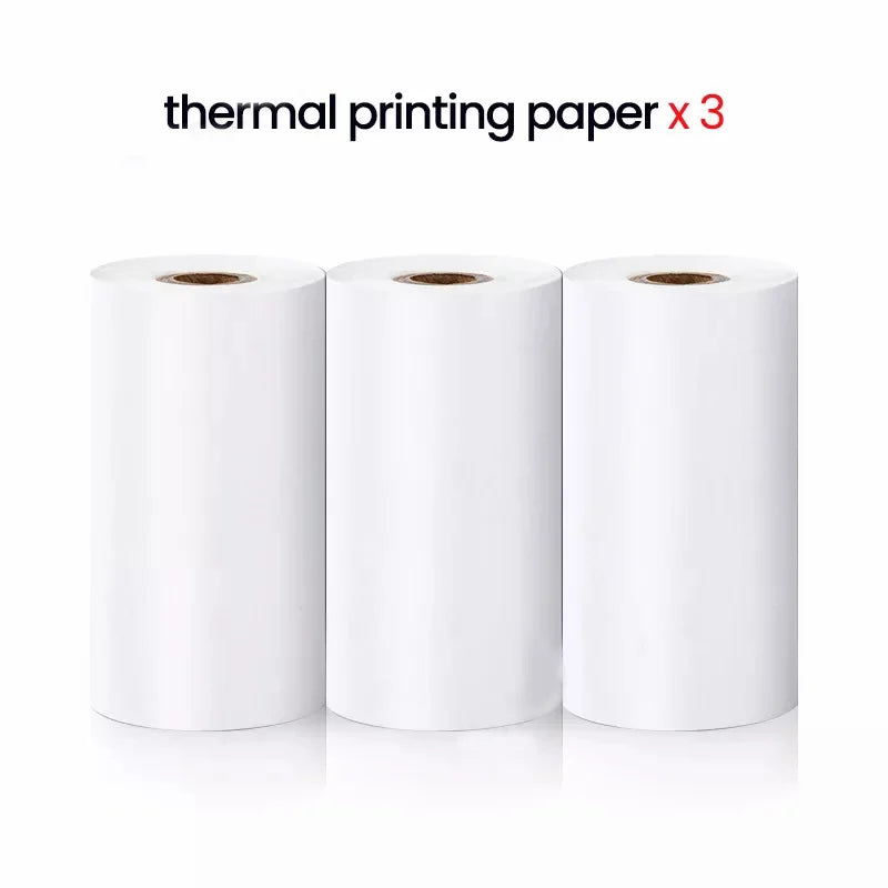 Mini Printer Thermal Paper Label Sticker Colorful Adhesive Self-adhesive Paper For Wireless Bluetooth Photo Inkless Printer 57mm