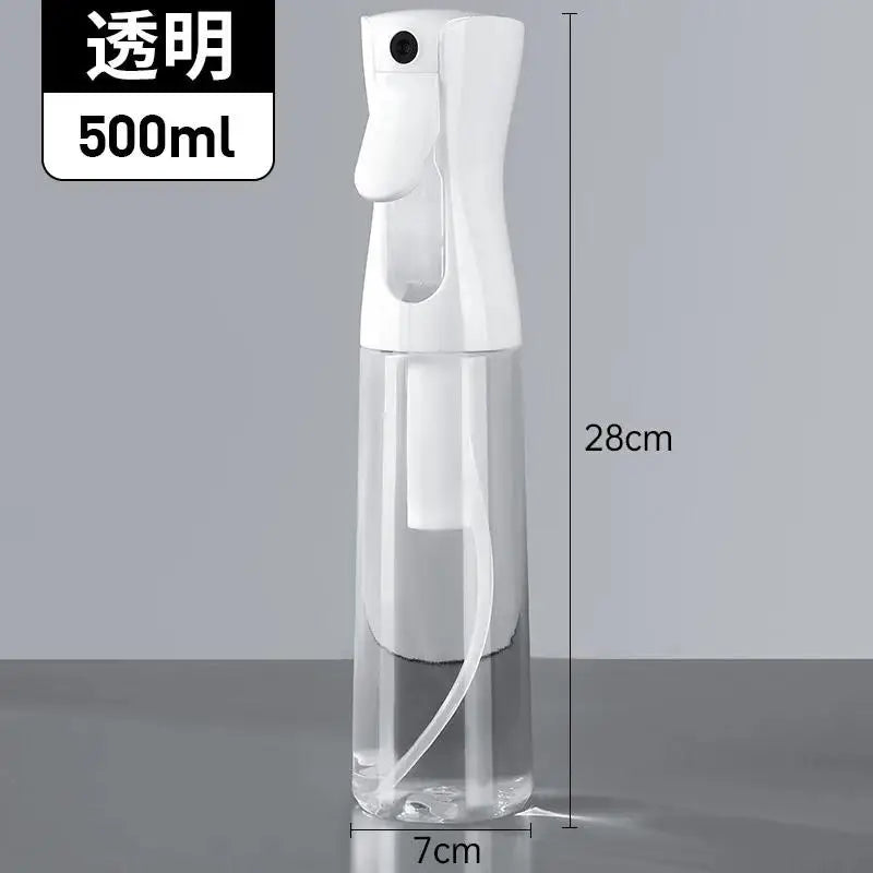 500/300/200ml Hair Spray Bottle Refillable Bottles Continuous Mist Watering Can Automatic Salon Barber Water Sprayer Hair Tools