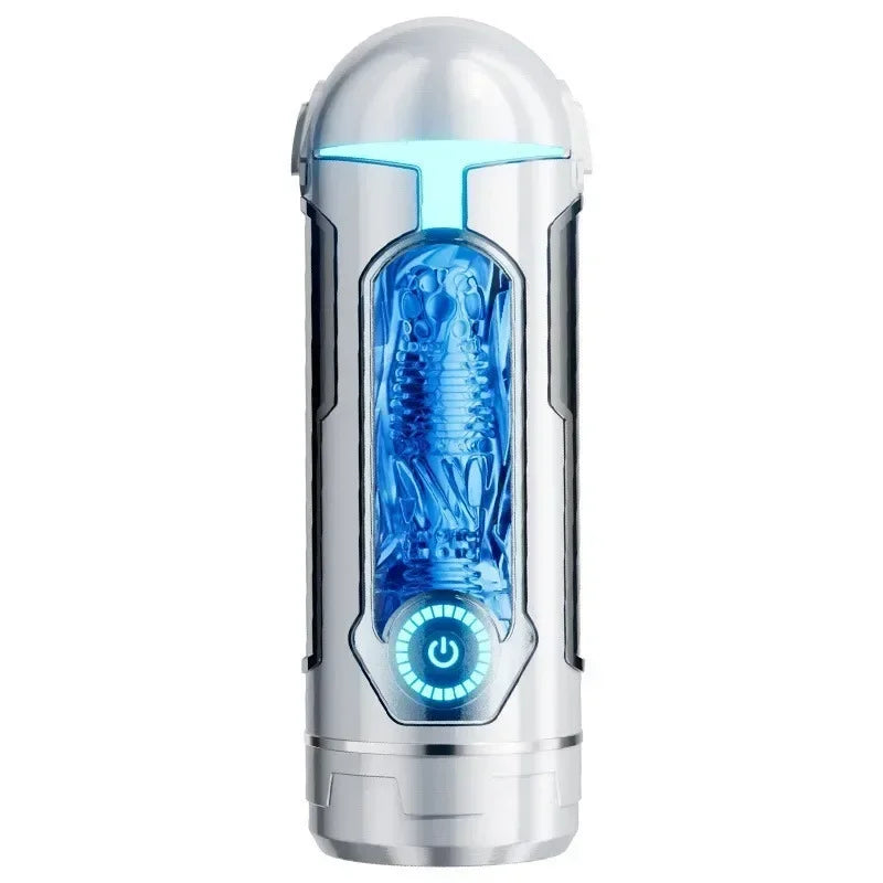 App Automatic Male Vibration Masturbator Blowjob Cup Sucking Penis Machine Pussy Vagina Silicone Real Vaginal Toys for Men Adult