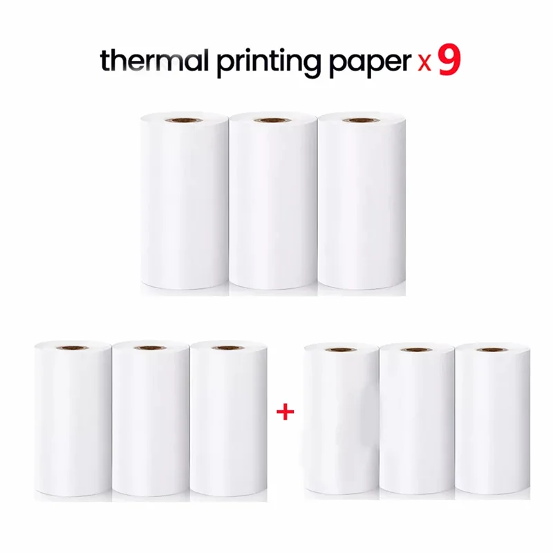 Mini Printer Thermal Paper Label Sticker Colorful Adhesive Self-adhesive Paper For Wireless Bluetooth Photo Inkless Printer 57mm