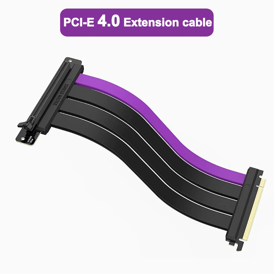 Cooler Master PCIE4.0 x16 V3 Universal Vertical GPU Holder Kit Graphics Card Steering Bracket GPU Bracket Extension Cable 300MM