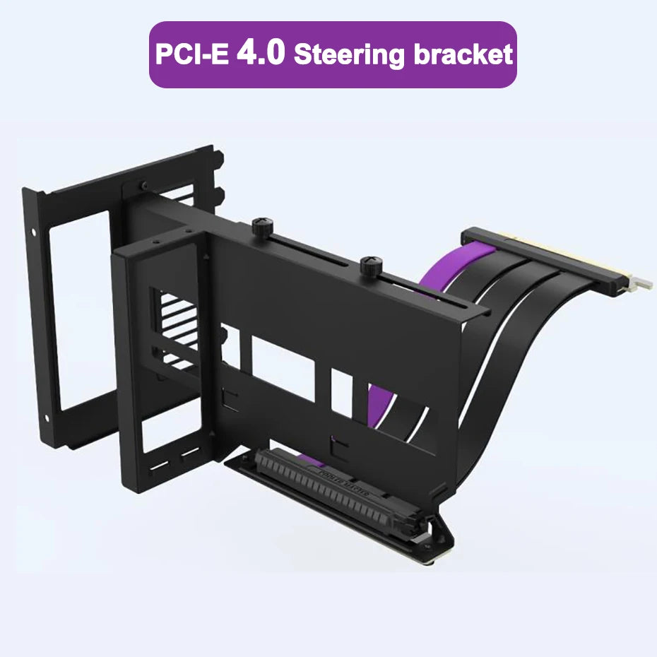Cooler Master PCIE4.0 x16 V3 Universal Vertical GPU Holder Kit Graphics Card Steering Bracket GPU Bracket Extension Cable 300MM