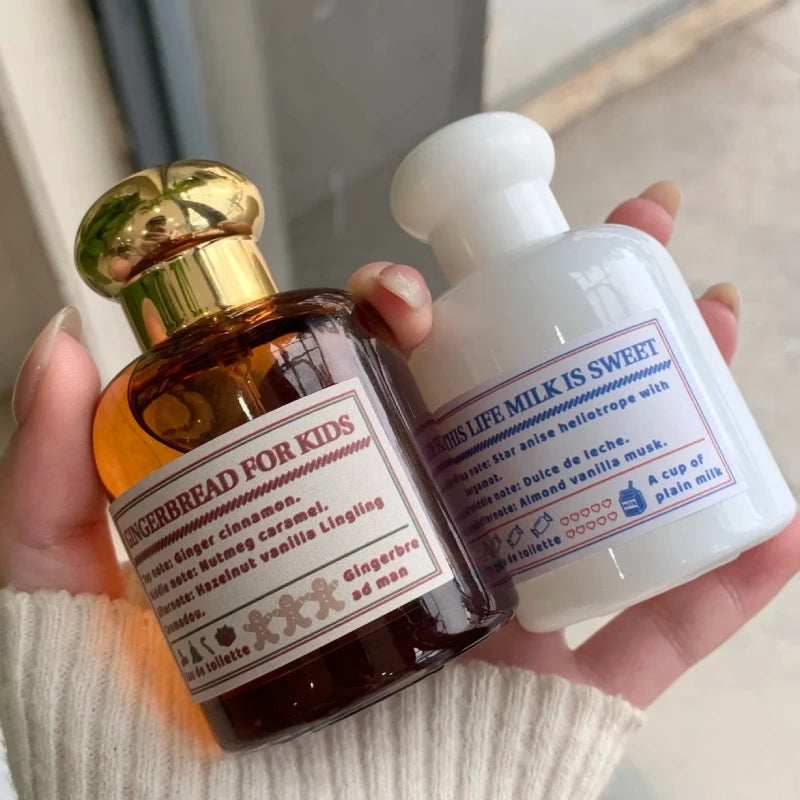 Milk Caramel Oriental Cuisine Perfume Spray,Dessert Shop Series Women Lasting Scent,Almond/Vanilla/Musk/Cinnamon Fragrance Mist