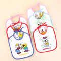 7pcs Set Mix Weekly Baby Bibs Infant Waterproof Burp Cloth Cartoon U Shaped Toddler Saliva Towels Bib for Boys Girls