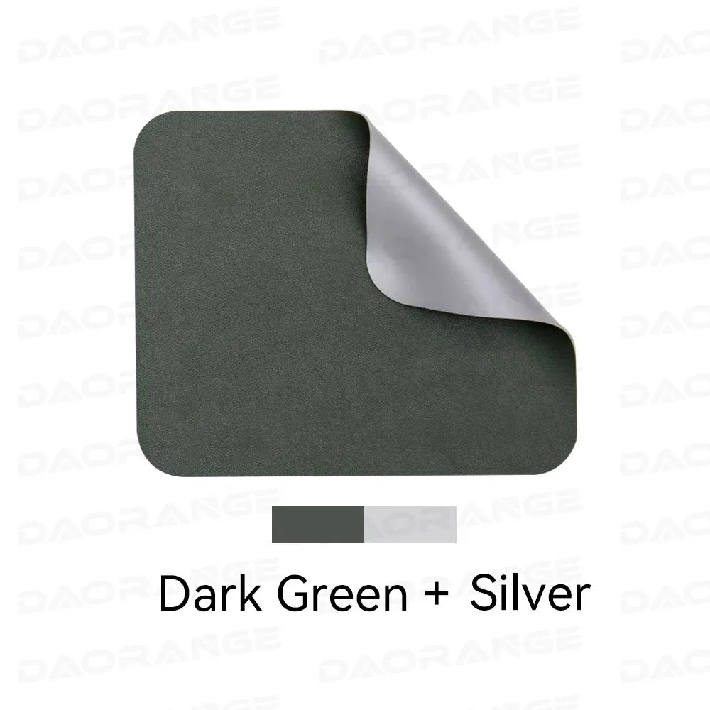 Small PU mouse pad Non-Slip Gaming Desktop Mouse Pad Waterproof Anti-Scratch Easy To Clean Mat For PC Laptop Desktop