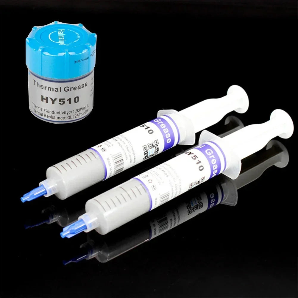 HY510 Thermal Conductive Silicone Grease Paste for GPU CPU Chipset Cooling
0.5g 2g 20g 30g