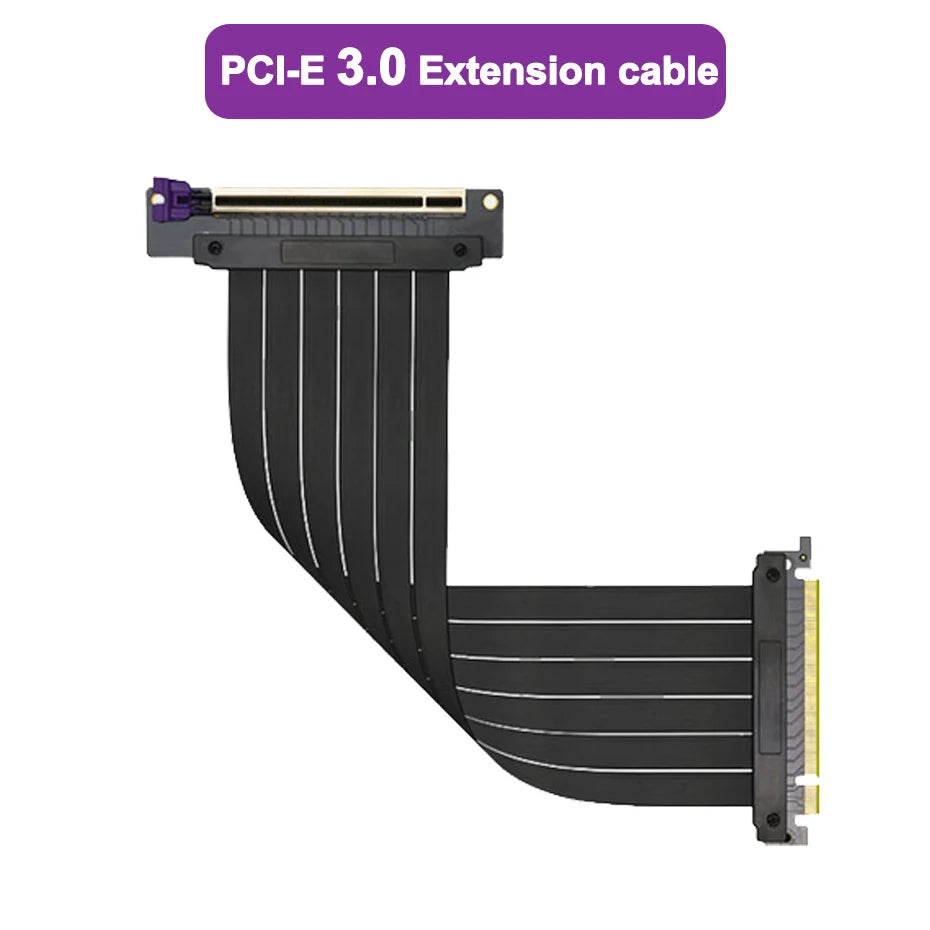 Cooler Master PCIE4.0 x16 V3 Universal Vertical GPU Holder Kit Graphics Card Steering Bracket GPU Bracket Extension Cable 300MM