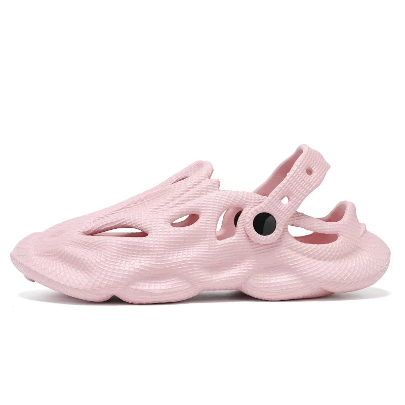 Comwarm Men's Summer Slippers Fashion Outdoor Lightweight Beach Sandals New Soft Sole Breathable Slides Casual House Flip Flops
