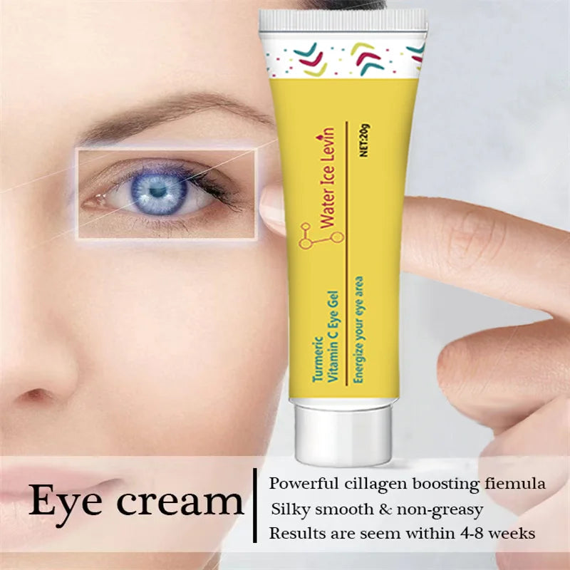 Turmeric vitamin C Eye Cream Lightening Dark Circles Firming Skin Instant Eye Repair Serum for women Women Eyes Care 20g