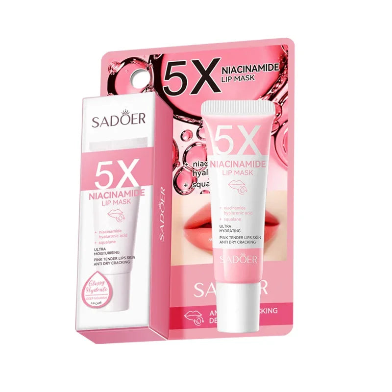 Remove Dark Lip Balm Lightening Melanin Mask Gloss Exfoliating Lip Pink Treatment Reduce Lip Lines Improve Dryness Moisturizing