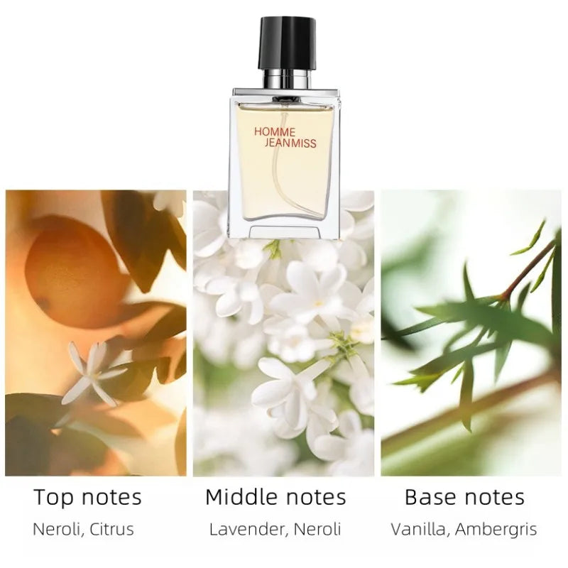 Men Perfume Hombre Gift Box 3pcs Set Perfumes Pheromone Cologne Long Lasting  Fragrance Floral Woody Scented Eau De Parfum Spray