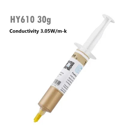 Thermal Paste HY610 Gold 30g/HY883 CPU Thermal Grease Thermal Paste Syringe