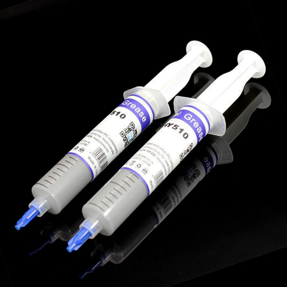 HY510 Thermal Conductive Silicone Grease Paste for GPU CPU Chipset Cooling
0.5g 2g 20g 30g